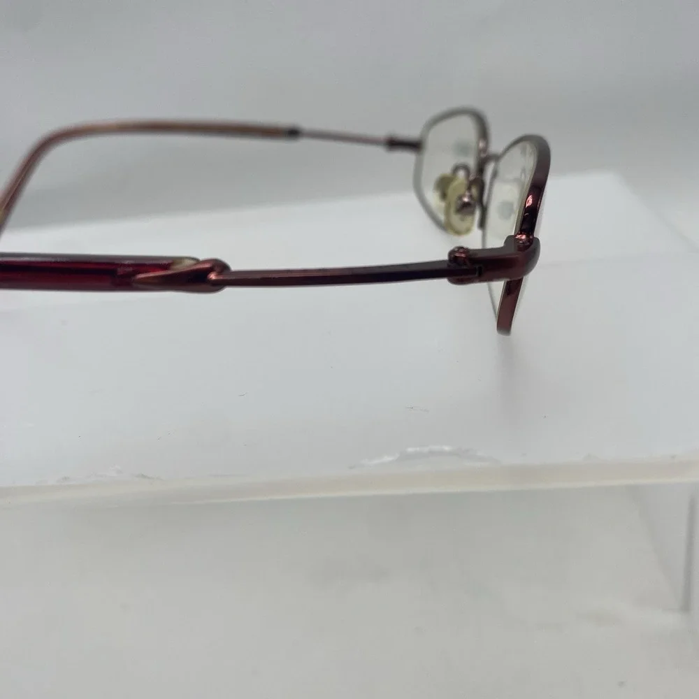 Ted Baker Eyeglasses FRAME ONLY Candy B108 50-18-135  Brown Rose gold 567
